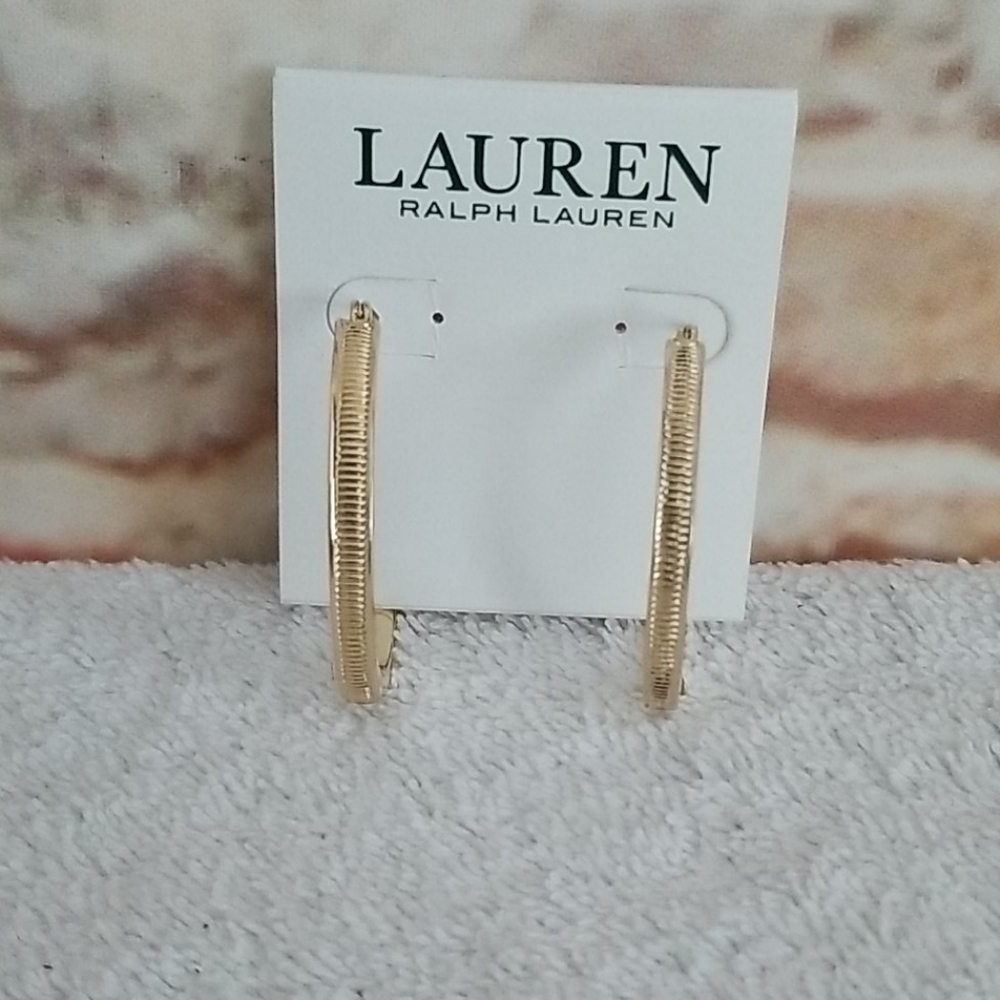 New Ralph Lauren Hoop Earrings